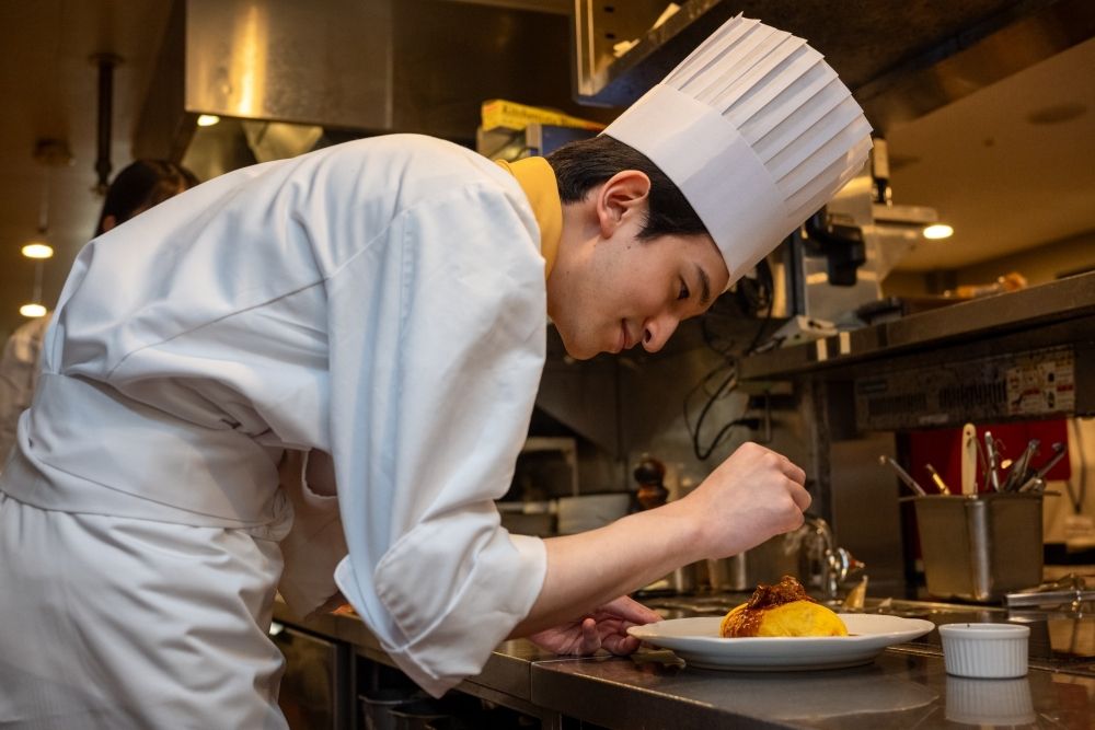 3 minutos a pé da estação ☆ Aprenda a cozinhar em uma grande empresa de seguros! Cozinha de restaurante (Hikifune)